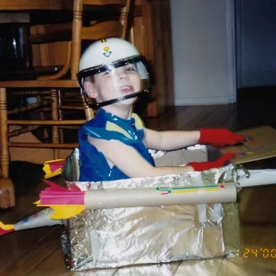 Homemade rocket ship